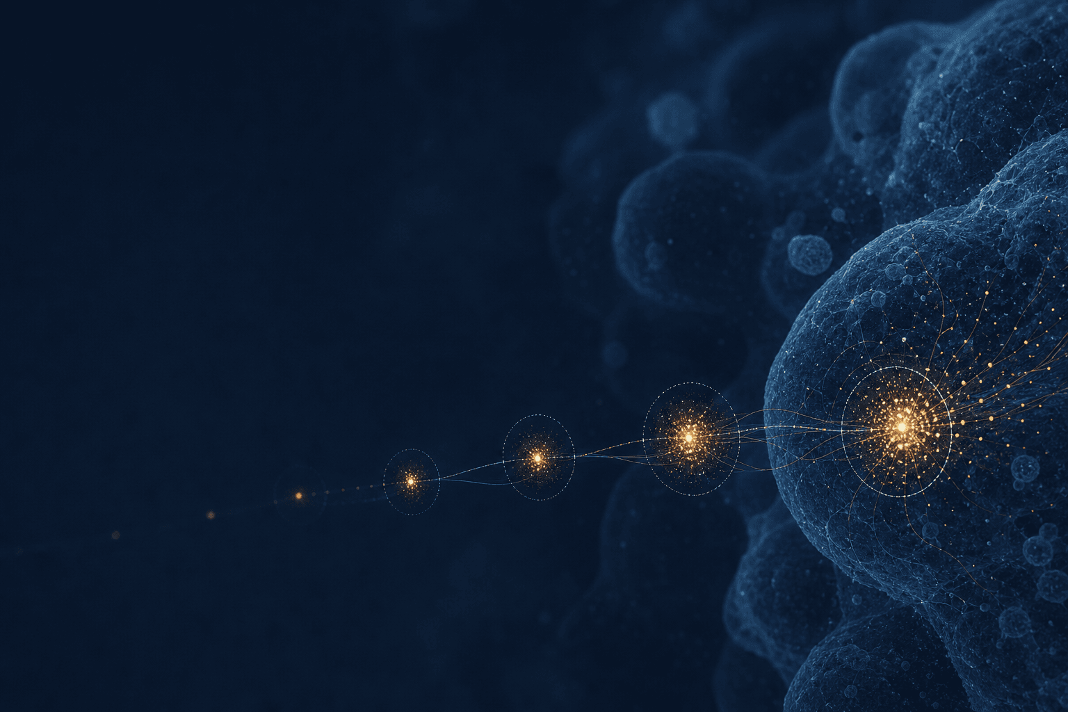 Illustrative molecular signals tracked across repeated timepoints