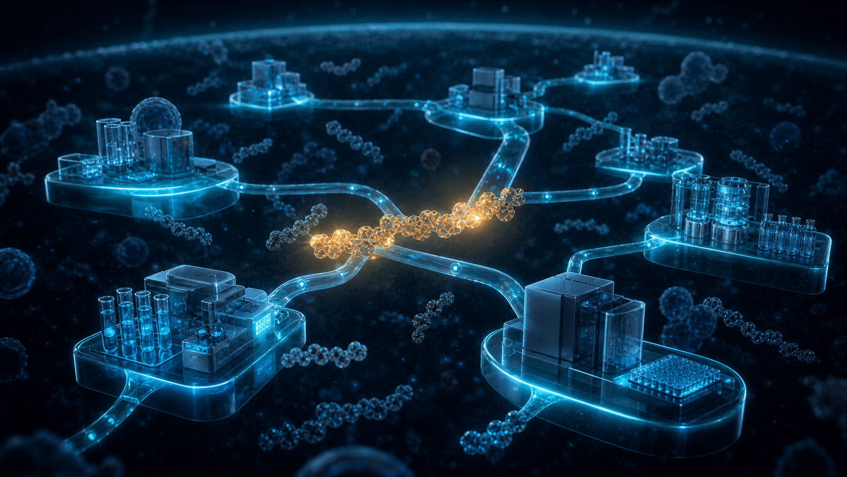 A tumour DNA signal connecting a network of molecular laboratories